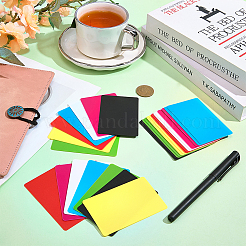 28Pcs 7 Colors Plastic Sheets&nbsp;DIY-CP0013-26