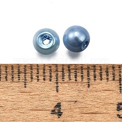 Baking Paint Pearlized Glass Pearl Round Beads&nbsp;HY-XCP0001-25A