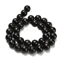 天然藍閃石ビーズ連売り  ラウンド  12mm  穴：1mm  約32個/連  15.35インチ（39cm）&nbsp;G-L642-B03-12mm