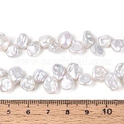 Natural Baroque Keshi Pearl Beads Strands&nbsp;PEAR-S022-03A