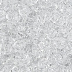トーホー 8/0ラウンドビーズ  日本製シードビーズ  （1)クリスタルクリア  3mm  穴：1mm  約1111個/50g&nbsp;SEED-XTR08-0001