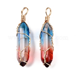 Lampwork Pendants&nbsp;GLAA-T023-07O