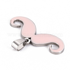 201 Stainless Steel Enamel Pendants&nbsp;STAS-S110-075K