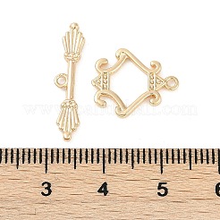 Brass Toggle Clasps&nbsp;KK-K391-05G