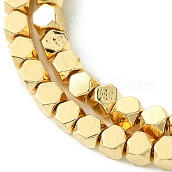 Electroplated Synthetic Non-Magnetic Hematite Beads Strands&nbsp;G-H020-H01-02