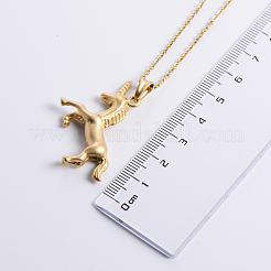 Unicorn Animal Stainless Steel Pendant Necklaces&nbsp;MX0143