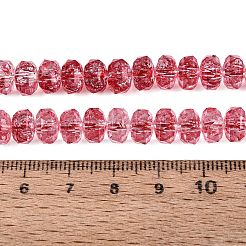 Crackle Transparent Glass Beads Strands&nbsp;GLAA-N068-03A-09