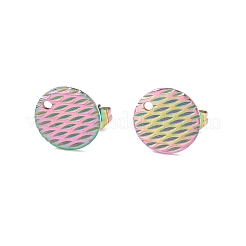 Ion Plating(IP) 304 Stainless Steel Ear Stud Findings&nbsp;STAS-O119-16C-M