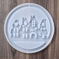City Signs Decorated with Wind Chimes Silicone Mold&nbsp;LS-SIMO-S001-01C