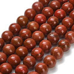 Synthetic Red Jasper Beads Strands&nbsp;G-F826-B02-10mm