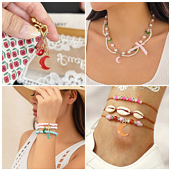 50Pcs 304 Stainless Steel Enamel Charms&nbsp;STAS-TA0003-32C