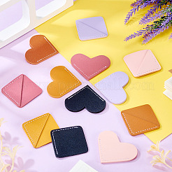 12Pcs 2 Styles Imitation Leather Book Corner Protectors&nbsp;AJEW-TA0001-99