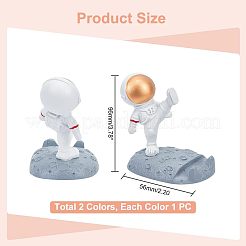 樹脂製携帯電話ホルダー2個（2色）  スペーサーマン  ミックスカラー  9.6x5.6x9.6cm  1pc /カラー&nbsp;AJEW-NB0003-86