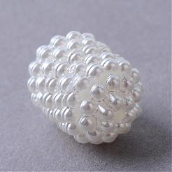 Acrylic Imitation Pearl Beads&nbsp;MACR-S810-02