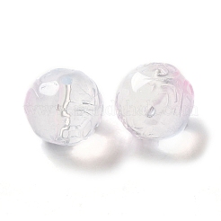 透明ガラスビーズ  キューブ  ライラック  12x12x12mm  穴：1.4mm&nbsp;GLAA-A012-02B