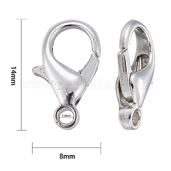 Zinc Alloy Lobster Claw Clasps&nbsp;E105