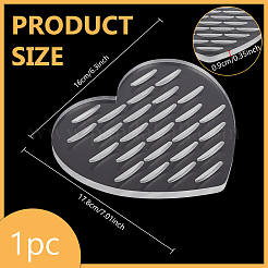 Acrylic Coin Base Display Holder&nbsp;ODIS-WH0078-05B
