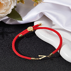 1Pc Adjustable Nylon Cord Slider Bracelets for Women&nbsp;BJEW-LP0001-32V-02