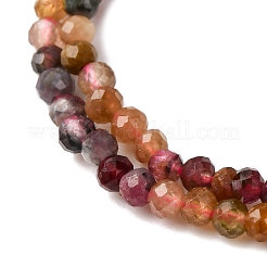 Natural Multicolor Tourmaline Beads Strands&nbsp;G-C226-B02-2mm-01