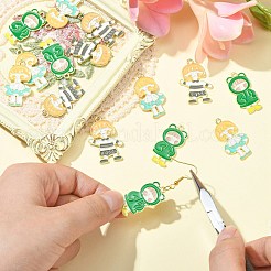 15Pcs 3 Styles Alloy Enamel Pendants&nbsp;ENAM-CJ0004-54