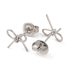 Non-Tarnish 304 Stainless Steel Stud Earrings&nbsp;X-EJEW-G395-26P