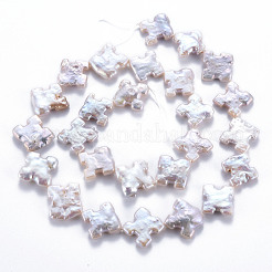 Natural Keshi Pearl Beads Strands&nbsp;PEAR-S020-S01