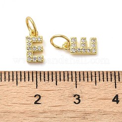 Brass Micro Pave Cubic Zirconia Pendants&nbsp;KK-M273-02G-E