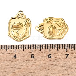 Embossed 304 Stainless Steel Pendants&nbsp;STAS-F342-03A-G