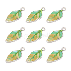 Alloy Enamel Pendants&nbsp;PALLOY-TAC0009-25P-D