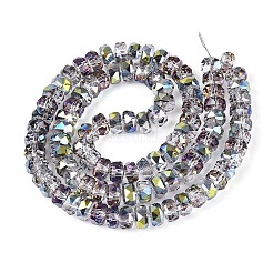 Electroplate Transparent Glass Beads Strands&nbsp;EGLA-N022-05B-C13