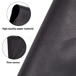 白紙の封筒  長方形  ブラック  134x185x0.3mm&nbsp;AJEW-WH20048-90C