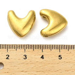 304ステンレスペンダント  ハートチャーム  ゴールドカラー  16x16.5x7mm  穴：3mm&nbsp;STAS-D195-04G-01