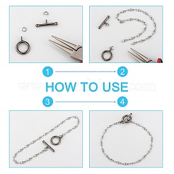 Brass Ring Toggle Clasps &nbsp;LS-KK-L116-30B