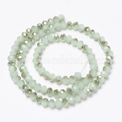 Electroplate Glass Beads Strands&nbsp;EGLA-A034-J4mm-E04