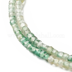 Synthetic Green Yellow Quartz Beads Strands&nbsp;G-G989-B03