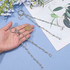 2Pcs Alloy Link Boot Strap Chains&nbsp;HJEW-SP0001-43