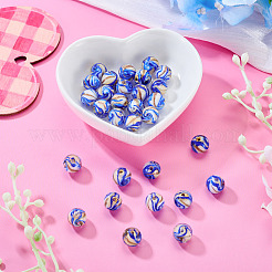 30Pcs Handmade Gold Sand Lampwork Beads&nbsp;LAMP-TA0002-37B