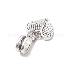 チベット風アロイペンダント10個  アンティークシルバー  24~36.5mm  穴：4.5mm&nbsp;PALLOY-JF03744