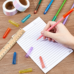 12 Sets Plastic Pencil Cap&nbsp;DIY-FH0008-02