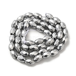 Electroplated Strong Magnetic Synthetic Hematite Beads Strands&nbsp;G-P518-02E