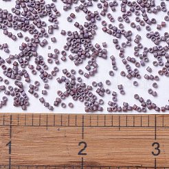 MIYUKIデリカビーズ  シリンダー  日本製シードビーズ  11/0  (db1066) マットメタリックヘザーゴールドアイリス  1.3x1.6mm  穴：0.8mm  約10000個/袋  50 G /袋&nbsp;SEED-X0054-DB1066