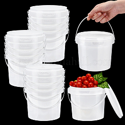 12Pcs Plastic Storage Bucket&nbsp;AJEW-TW0001-22C