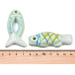 Hand-Painted Porcelain Big Pendants&nbsp;LA-CBAC6A6-06K