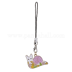 Alloy Enamel Mobile Straps&nbsp;HJEW-JM01090