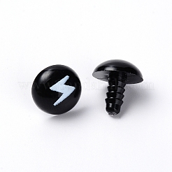 Plastic Doll Eyes with Washers&nbsp;DIY-WH0224-51