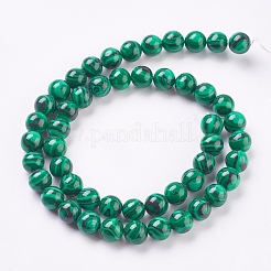 Synthetic Malachite Beads Strands&nbsp;X-TURQ-P028-04-8mm