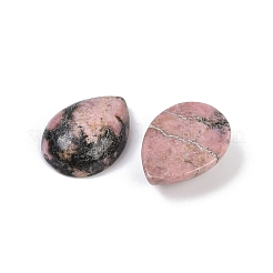 天然ロードナイトのカボション  ティアドロップ  20~20.5x15~15.5x6.5~7mm&nbsp;G-H094-01A-31