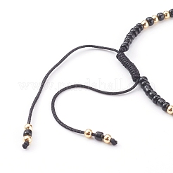 Adjustable Nylon Cord Braided Bead Bracelets&nbsp;BJEW-JB06022