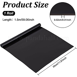 ダイカッターおよびビニール プロッタ用の PVC プラスチック ラミネーション ビニール ロール  グレー  1500x300x0.2mm&nbsp;DIY-WH0366-12