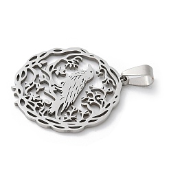 201 Stainless Steel Pendants&nbsp;STAS-S157-27P